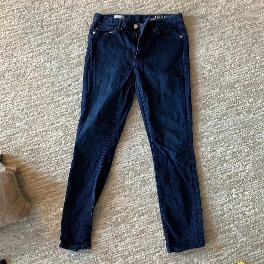 High rise Gap skinny jeans